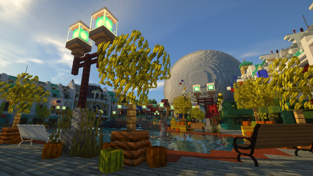Quartier français Minecraft